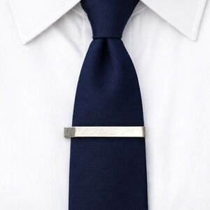 Vintage Shields Silver bar tie clip